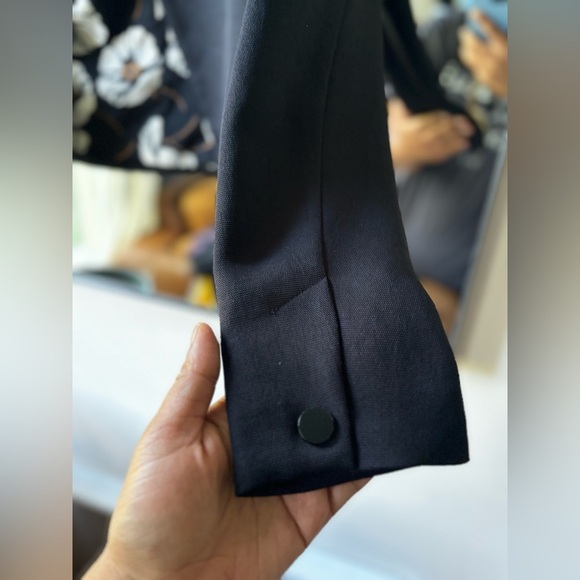 CARTONNIER by Anthropologie | blazer with floral lining | size us 4 - Picture 6 of 7
